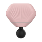 白およびピンクの貝殻の小型スポーツ筋肉マッサージャー無線ボディ弛緩のマッサージャー